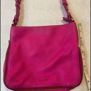Hot pink Fossil crossbody purse